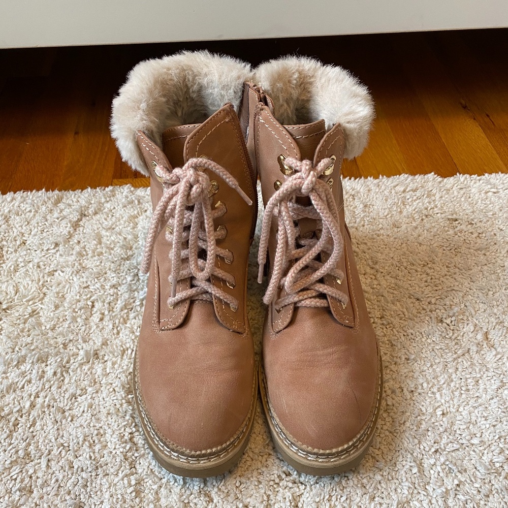 Steve Madden Faux Fur Ankle Bootie